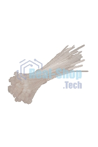 Стяжка нейлоновая Exegate EX253846RUS неоткрывающаяся CV-100W, 100 мм, упак. 100 шт белая