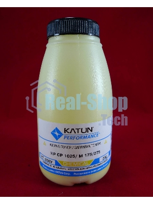 Тонер HP CP 1025/M 175/275 Yellow, химический (фл.25г.) Katun фас. Россия