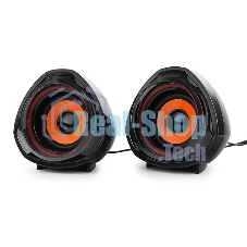 Акустическая система 2.0 Gembird SPK-105, черный, 5 Вт, регулятор громкости, USB-питание