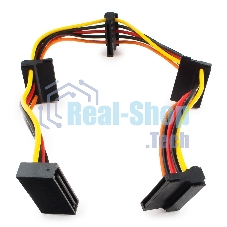 Кабель Cablexpert Кабеля питания SATA, 4x15pin(M)/15pin(F), 40 см (CC-SATAMF-03)
