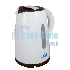 Чайник электрический Великие Реки Томь-1 бел/коричневый Чайник электрический Великие Реки Томь-1 бел/коричневый