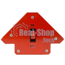 Магнитный угольник-держатель для сварки Rexant, отключаемый на 3 угла, усилие 11,3 кг