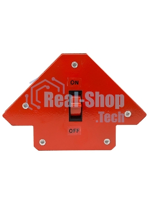 Магнитный угольник-держатель для сварки Rexant, отключаемый на 3 угла, усилие 11,3 кг