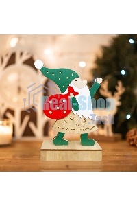 Деревянная фигурка Neon-night с подсветкой 