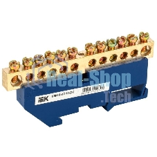 Шина нулевая на DIN-изол. ШНИ 8х12-12-Д-С ИЭК YNN10-812-12D-K07