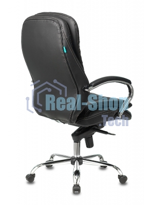 Кресло Бюрократ T-9950/BLACK черный, кожа