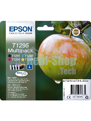 Набор картриджей Epson C13T12954012 черный/голубой/пурпурный/желтый