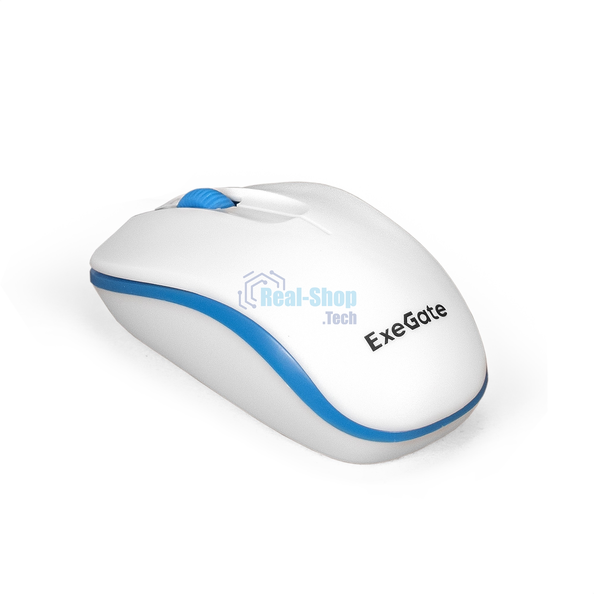 Мышь беспроводная ExeGate Professional Standard SR-9055W белый, 1200 dpi, радиоканал, USB, кнопки - 3