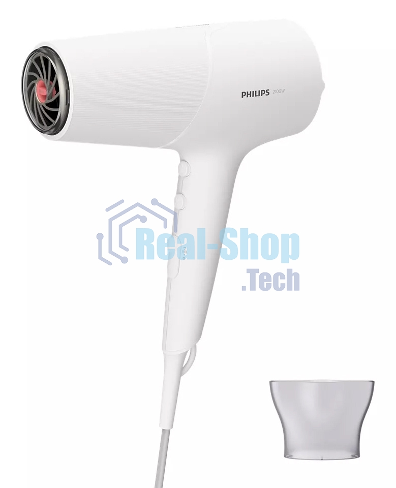 Фен Philips BHD500/00 белый, 2100 Вт, ионизация