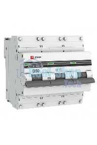 Выключатель автоматический модульный 3п D 80А 10кА ВА 47-100 PROxima EKF mcb47100-3-80D-pro