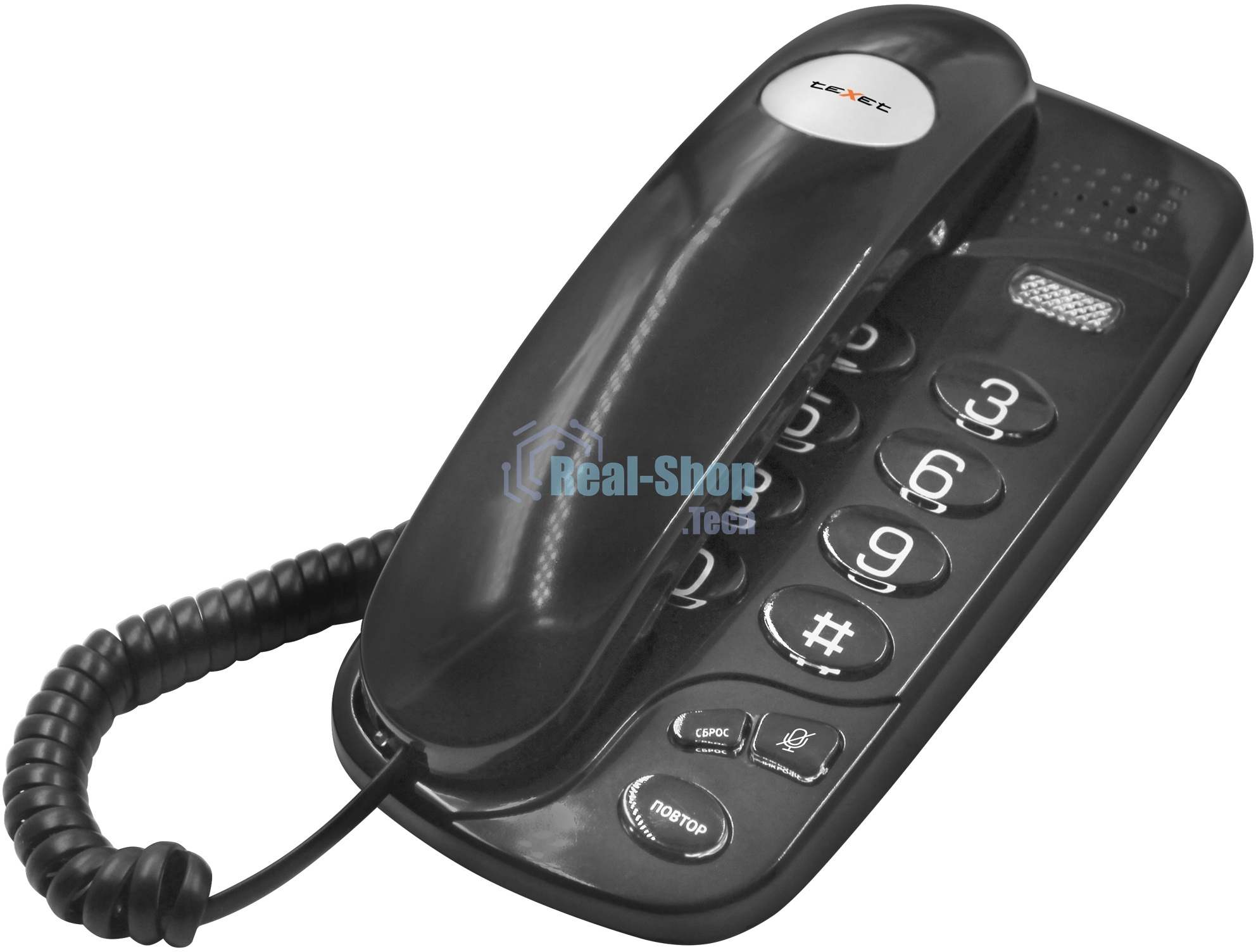 Проводной телефон teXet TX-238 черный