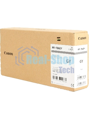 Картридж струйный Canon PFI-706 GY серый (700 мл) для Canon iPF8300S/8400/9400S/9400