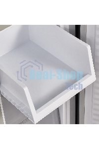 Холодильник Maunfeld MFF183NFBE черный трехкамерный инвертор 270/135л морозилка снизу, Total NoFrost, Side by Side