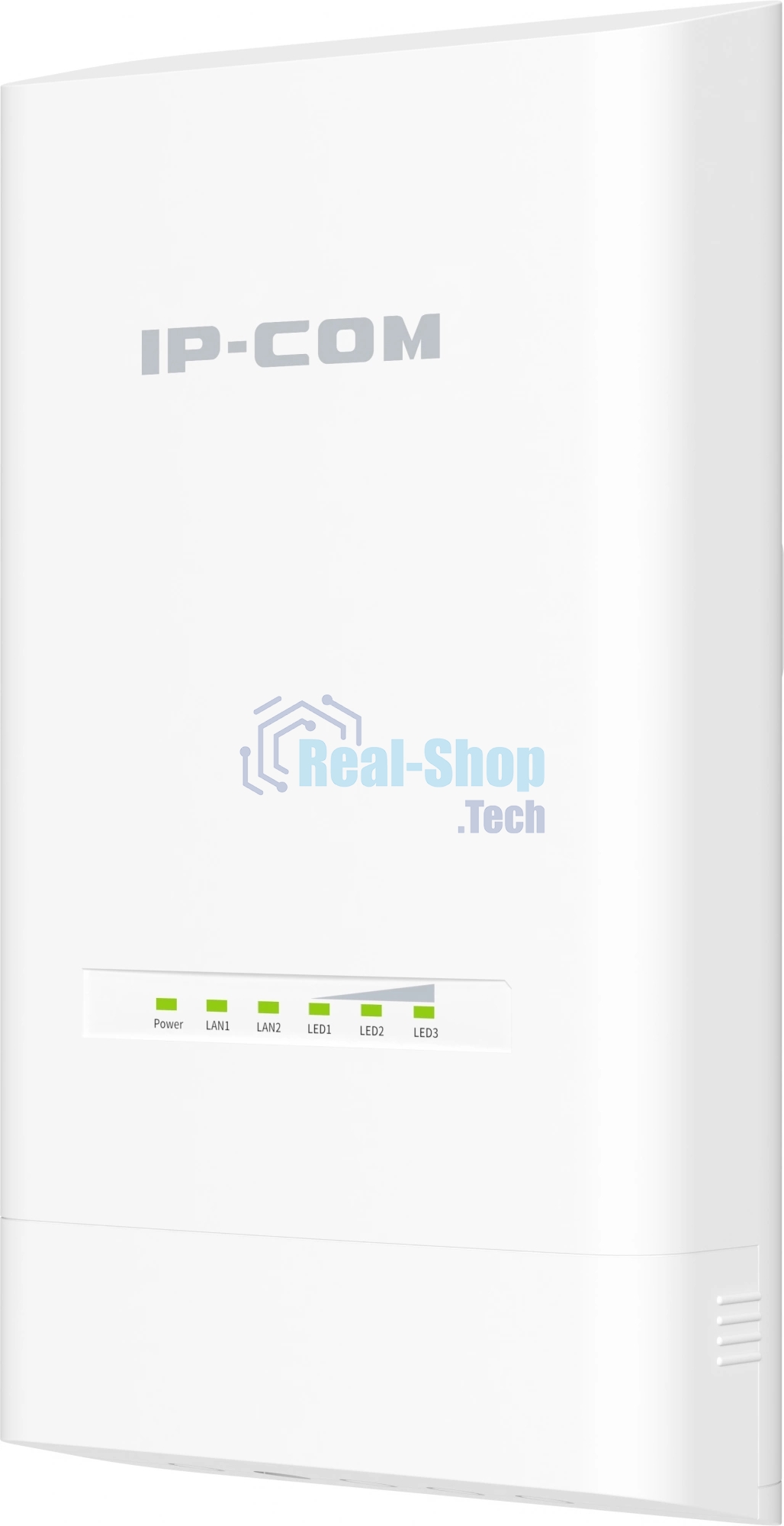 Наружная точка доступа IP-COM CPE12, 5 ГГц, до 867 Мбит/с, IP65, 1х12dbi, PoE, 2х1 Гбит/с, молниезащита 6000В