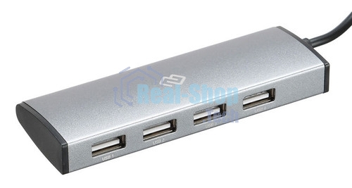 USB-концентратор Digma HUB-4U2.0-UC-DS, USB-C, USB 2.0 4 порта, USB