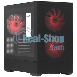 Компьютерный корпус ZALMAN P30 AIR, MATX, BLACK, WINDOW, 2xCombo (3.5'' or 2.5''), 3x2.5