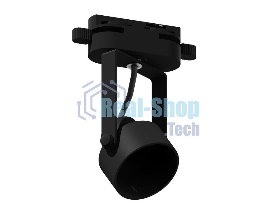 Корпус светильника C6602 PBK черный полированный D60*H135mm Out122mm MR16 GU10 (насадки D60mm)