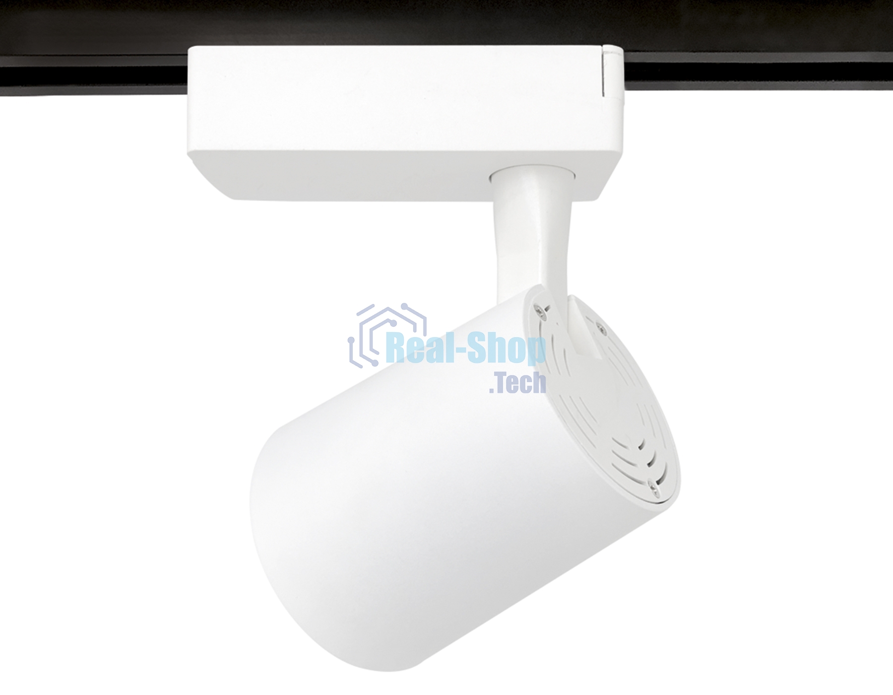 Трековый однофазный светодиодный светильник Ambrella light GL5974 WH белый LED 15W 4200K 24°