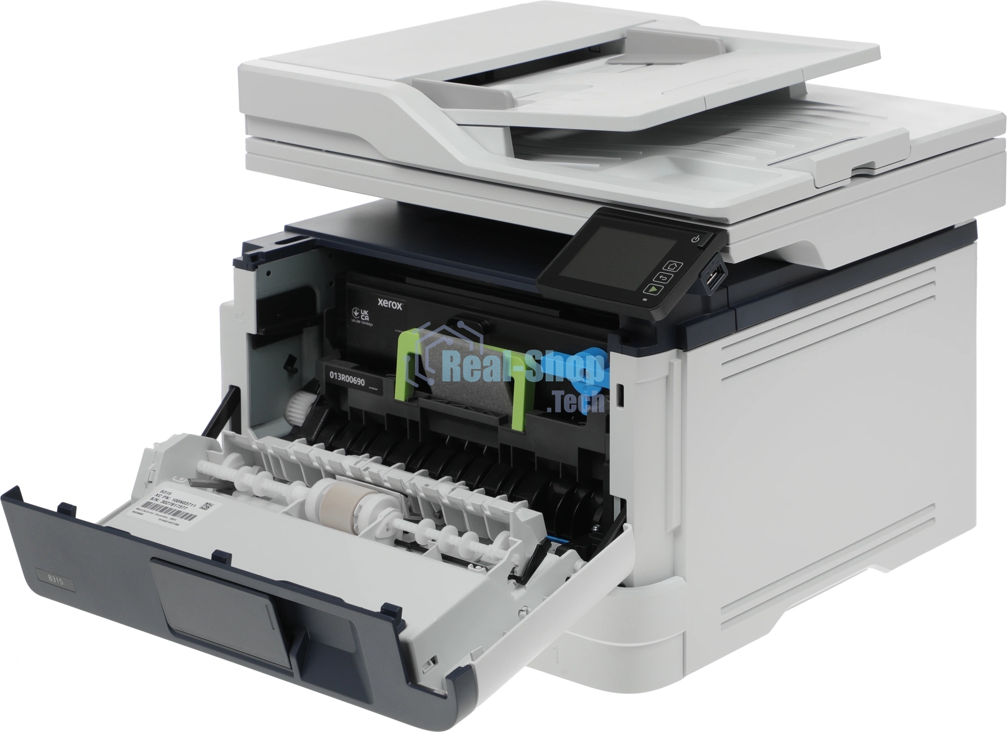 МФУ лазерное Xerox B315 (B315V_DNI), A4, ч/б, печ. до 40 стр/мин., скан. до 46 стр/мин. (ч/б) 20 стр/мин. (цвет), 600x600dpi, USB, RJ-45, Wi-Fi