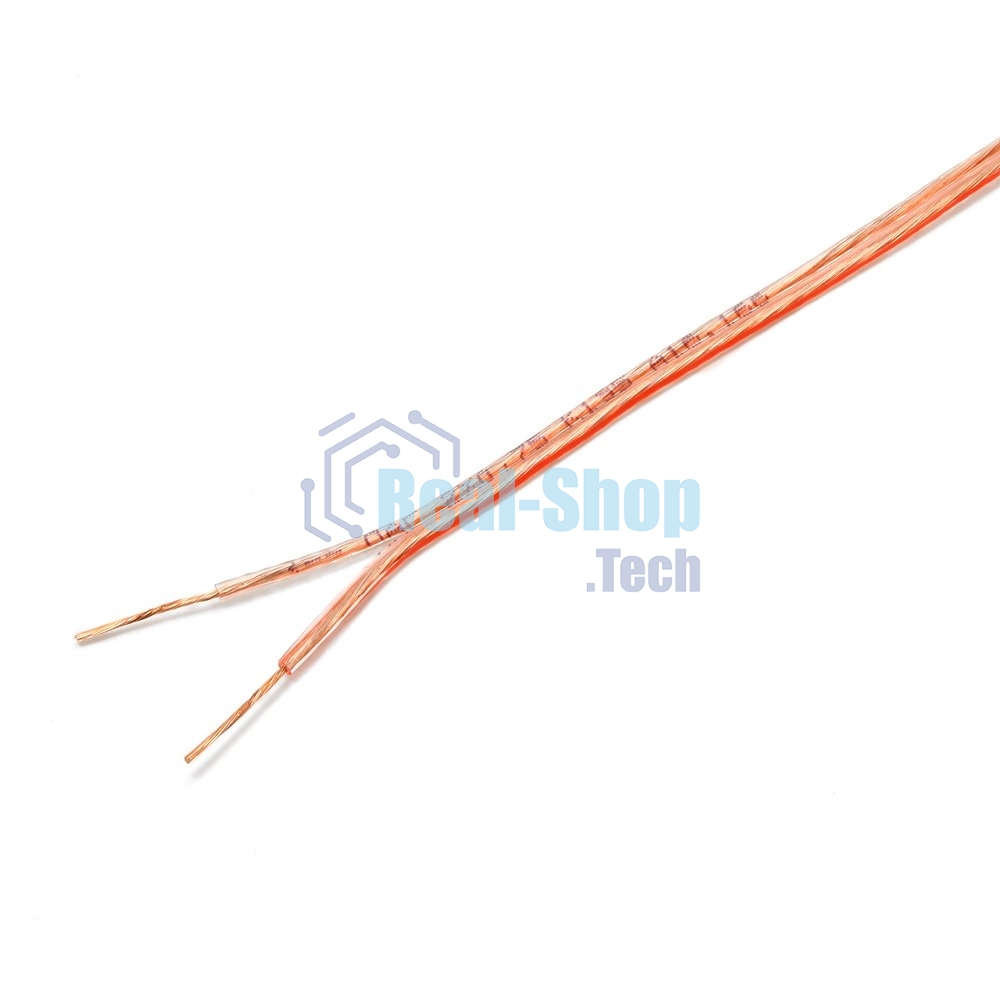 Акустический кабель Cablexpert CC-TC2x0,75-10M, прозрачный, 10 м, бухта