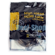 Кабель Cablexpert HDMI CCP-HDMI8К-1.5M, 19M/19M, v2.1, 8К, медь, позол.разъемы, экран, оплетка, 1.5м, черный, пакет