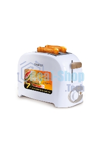 Тостер Centek CT-1420 (белый) 750 Вт, 7 уровней мощности, теплоизолированный корпус, функция отмены