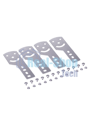 Пластина крепежная GSV H80 (4шт) в комплекте с крепежными элементами для монтажа DKC 30014K