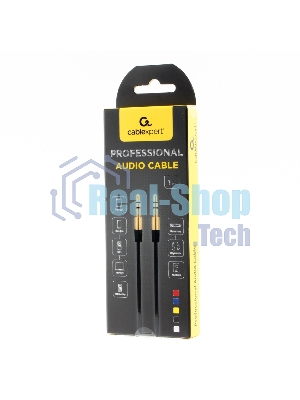 Кабель аудио Cablexpert CCAB-01-35MM-1MR, 3.5 Jack (M)/3.5 Jack (M), красный. 1м, блистер