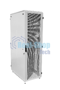 Шкаф телеком. напольный 42U (600x600) дверь перфорированная (ШТК-М-42.6.6-4ААА) (3 коробки)