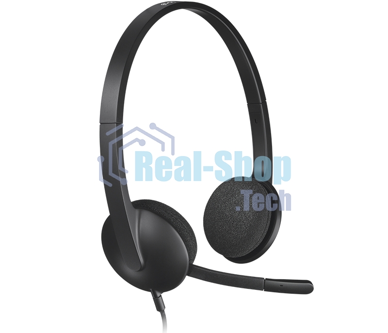 Гарнитура проводная Logitech Headset H340 USB graphite