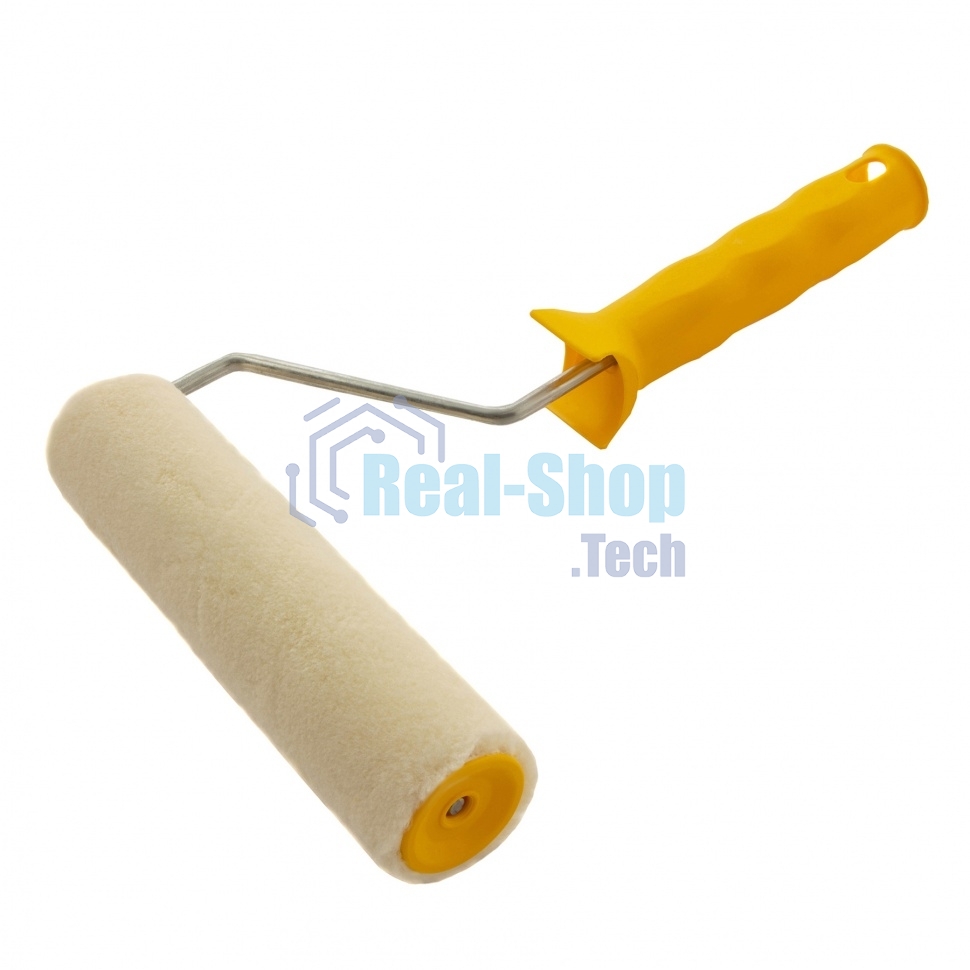 Валик Сибртех Лаки, 180 мм, ворс 5 мм, D 36 мм, D ручки 6 мм, велюр