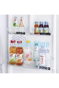 Холодильник Maunfeld MFF195NFIX10 нержавеющая сталь двухкамерный 252/98л морозилка снизу, No Frost