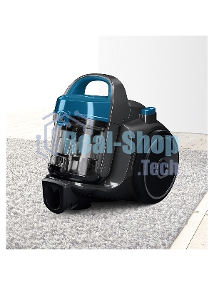 Пылесос Bosch BGS05A220 Global синий/серый, 700/800 Вт, уборка сухая, пылесборник контейнер 1.5 л