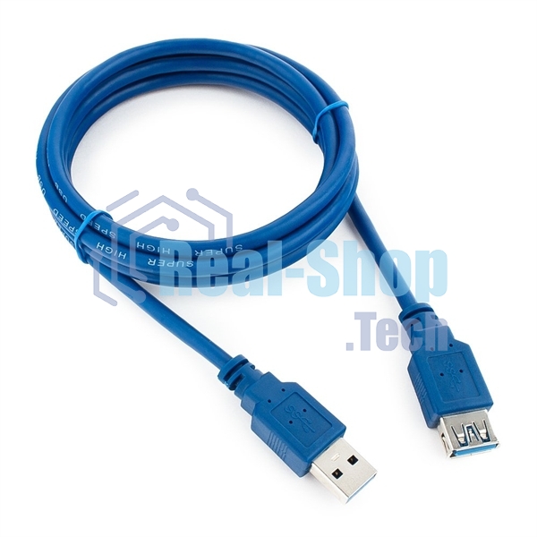 Кабель Gembird PRO CCP-USB3-AMAF-6, USB 3.0 кабель удлинительный 1.8м AM/AF позол. контакты, пакет