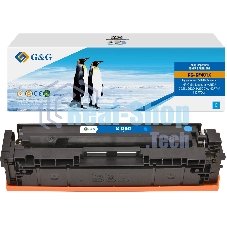 Картридж G&G аналог HP CF401X/201X синий 2.3k с чипом