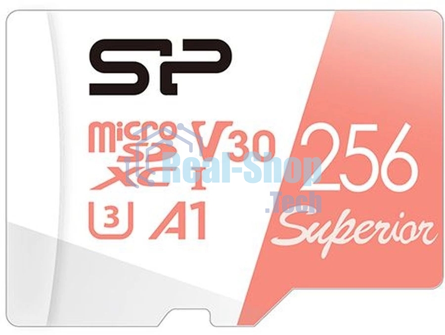 Флеш карта microSD 256Gb Silicon Power Superior A1 microSDXC Class 10 UHS-I U3 100/80 Mb/s