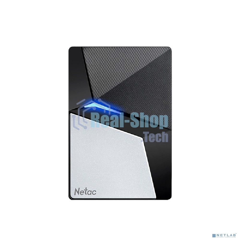 Внешний SSD Netac Z7S, 240 Gb, USB 3.2 Gen 2 Type-C, R/W 550/480, черный