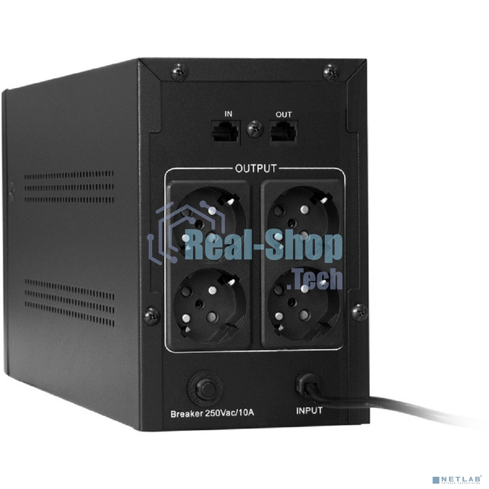 Источник бесперебойного питания ExeGate SpecialPro Smart LLB-2200.LCD.AVR.EURO.RJ 2200VA/1300W, LCD, AVR, 4 евророзетки, RJ45/11, черный