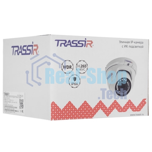 Антивор-видеонаблюдения Trassir TR-D2S5 v2 с PoE (2.8 мм) 2 шт + 12 месяцев записи архива в облако.