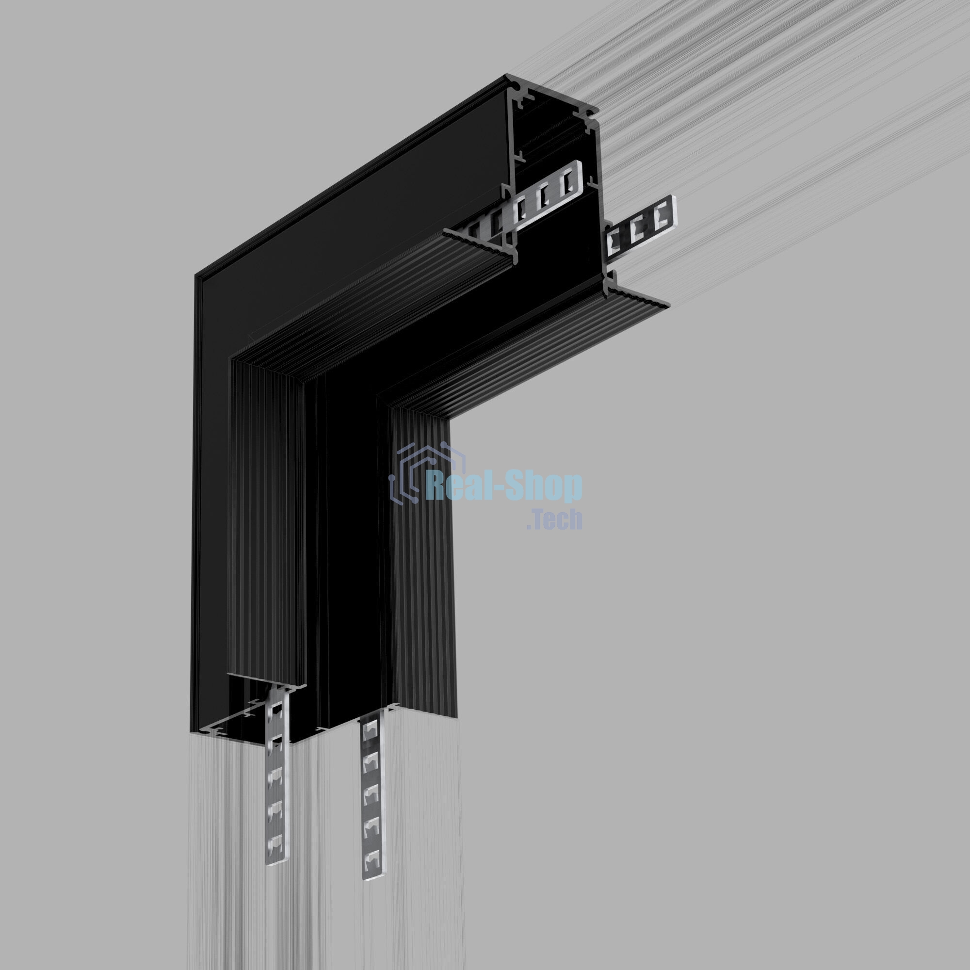 Slim Magnetic Коннектор угловой внутренний для встраиваемого шинопровода 85093/11