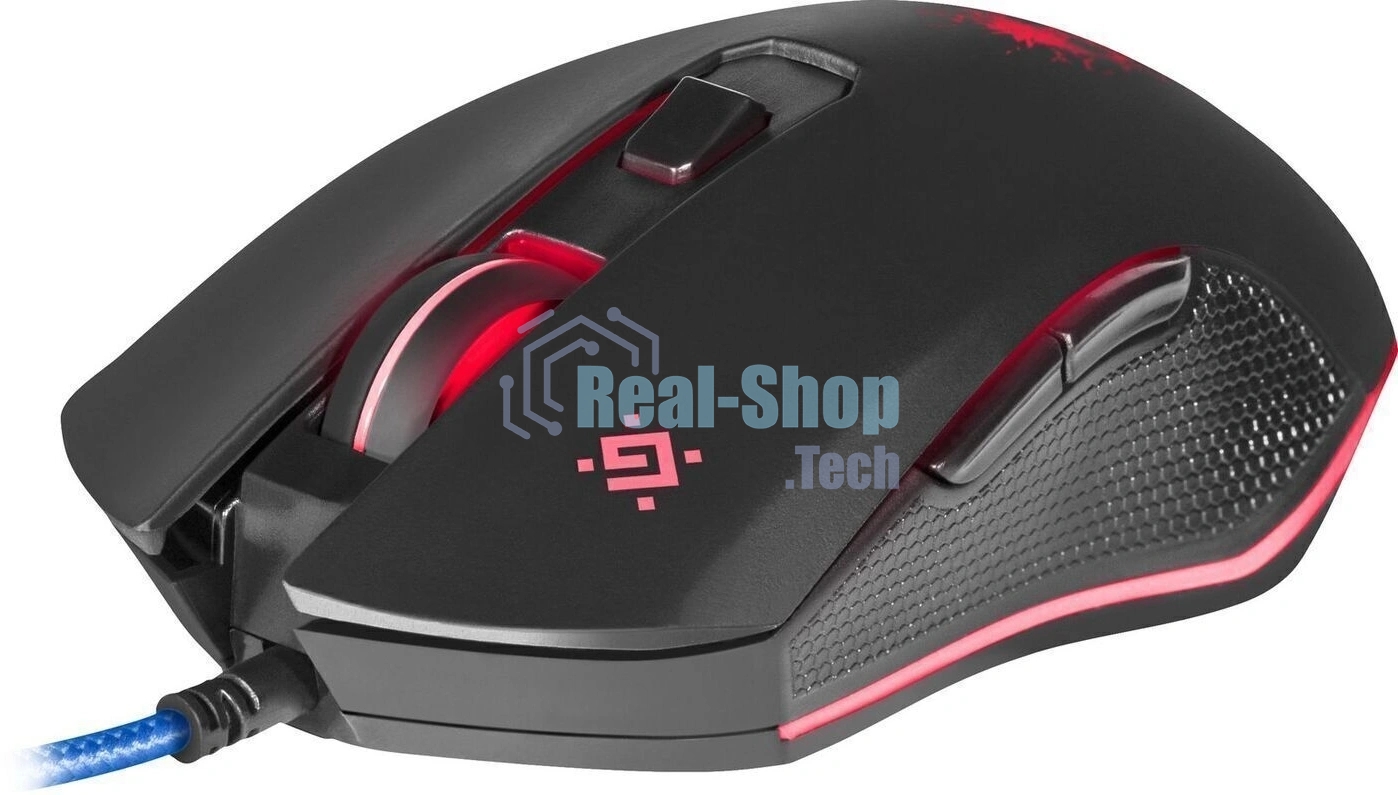 Комплект клавиатура+мышь Defender Singularity MKP-118 проводной, USB, 3200 DPI, чёрный