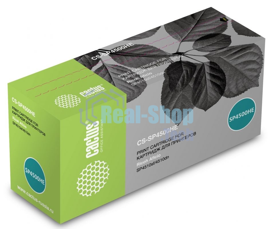 Картридж лазерный Cactus CS-SP4500HE черный (12000 стр.) для Ricoh Aficio SP 4510DN/SP 4510SF