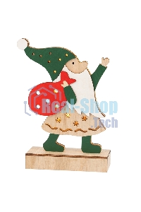 Деревянная фигурка Neon-night с подсветкой 