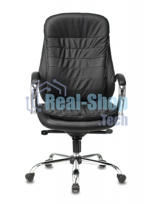 Кресло Бюрократ T-9950/BLACK черный, кожа