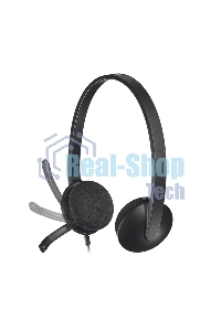 Гарнитура проводная Logitech Headset H340 USB graphite