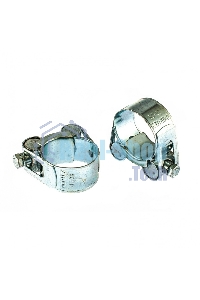 Хомуты металлические Сибртех, силовые 26-28 мм, ширина 18 мм, шарнирные, W1, 2 шт. 47509