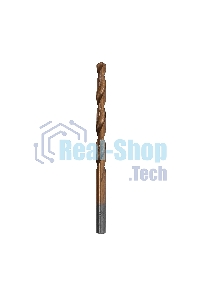 Сверло по металлу Matrix, 5 мм, HSS, нитридтитановое покрытие, цилиндрический хвостовик