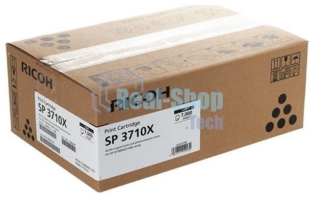 Картридж лазерный Ricoh SP 3710X черный для SP 3710DN/SP 3710SF 7 000 страниц.
