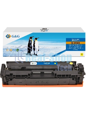 Картридж G&G аналог HP CF402X/201X желтый 2.3k с чипом