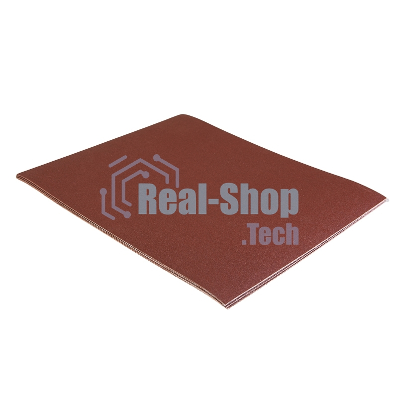 Шкурки шлифовальные Kranz в листах на тканевой основе, водостойкие 230х280мм, Р180 (10 шт/уп)